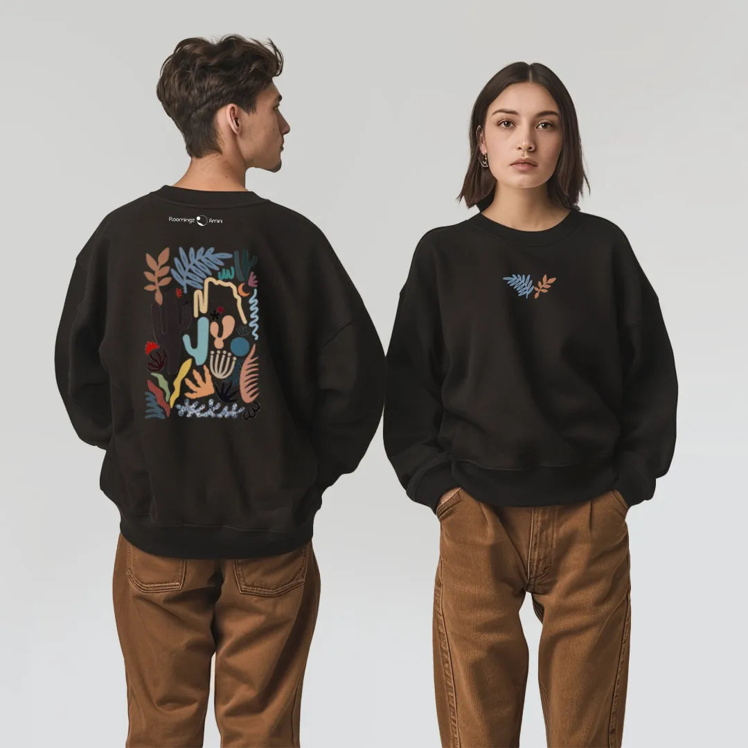 Desert Flora – Abstract Art Sweatshirt