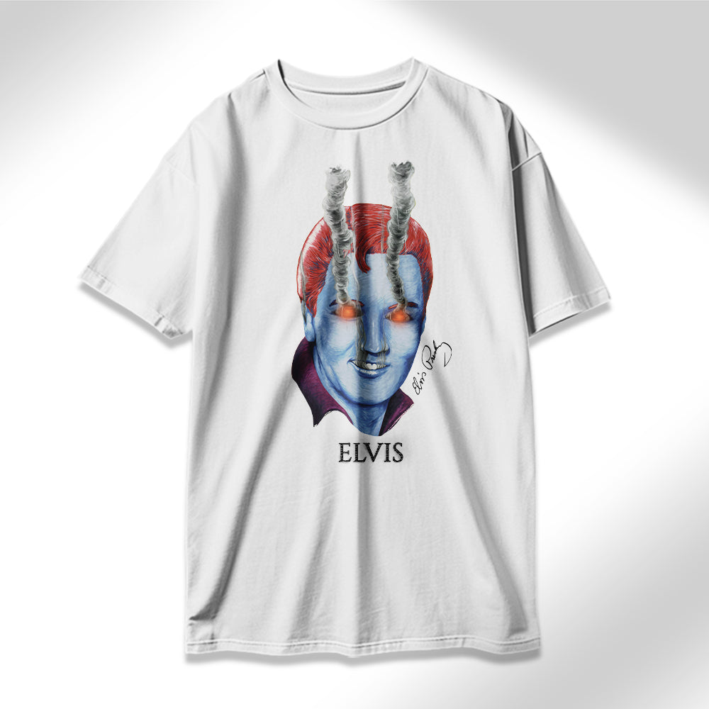 Elvis – print & embroidered t-shirt