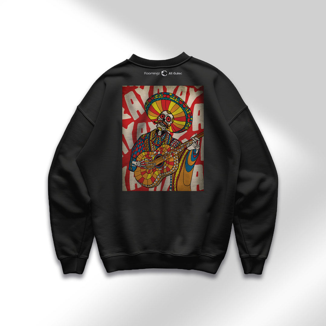 Mariachi – Oversized Black Sweatshirt