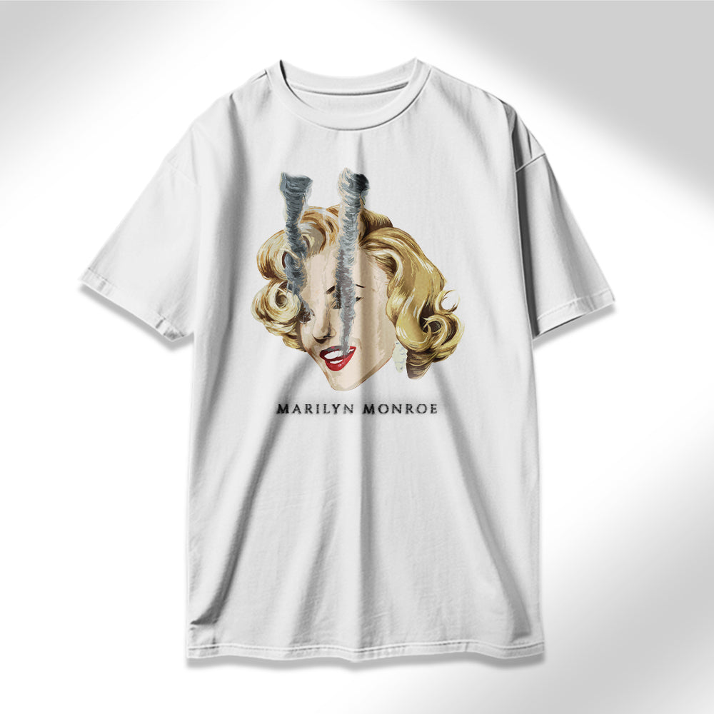 Marilyn Monroe – print & embroidered t-shirt
