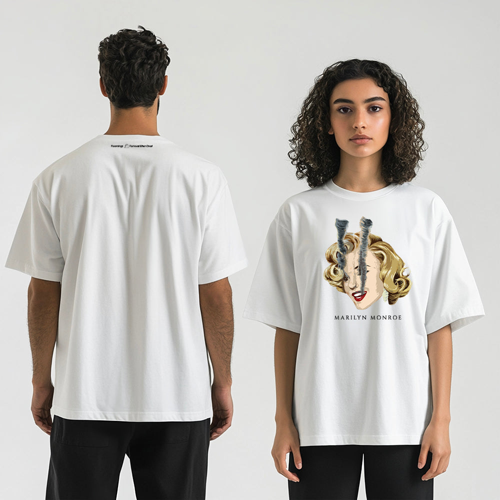 Marilyn Monroe – print & embroidered t-shirt