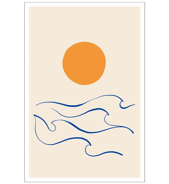 Matisse - Bird waves and sun
