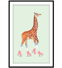 Rollerskating Giraffe