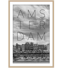 AMSTERDAM - Singel Canal with Flower Market