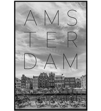 AMSTERDAM - Singel Canal with Flower Market